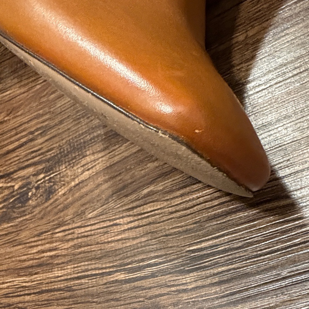 J. Crew Brown Leather Heeled Boots - Picture 10 of 11